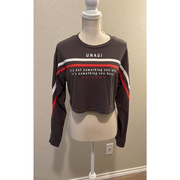 EUC Friends Crop Top. “Unagi” Size Small - Picture 2 of 3